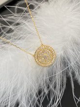 Load image into Gallery viewer, LUOWEND 18k Yellow Gold Natural Diamond Necklace for Women