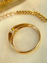 Load image into Gallery viewer, LUOWEND 18K Yellow Gold Fine Jewelry Real Natural Diamond Ring for Women