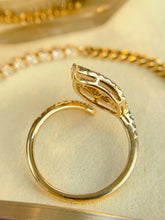 Load image into Gallery viewer, LUOWEND 18K Yellow Gold Fine Jewelry Real Natural Diamond Ring for Women