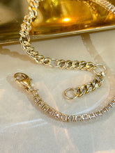Load image into Gallery viewer, LUOWEND 18K Yellow Gold Fine Jewelry Real Natural Diamond Bracelet for Women