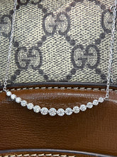 Load image into Gallery viewer, LUOWEND 18K White Gold Real Natural Diamond Pendant Necklace for Women