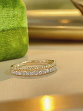 Load image into Gallery viewer, LUOWEND 18K Yellow Gold Fine Jewelry Real Natural Diamond Ring for Women