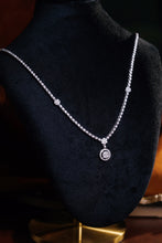 Load image into Gallery viewer, LUOWEND 18K White Gold Real Natural Diamond Necklace for Women