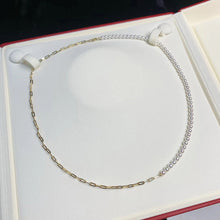 Load image into Gallery viewer, LUOWEND 18K Yellow Gold Real Natural Freshwater Pearl Necklace for Women