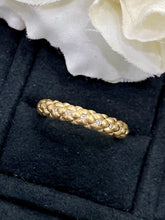 Load image into Gallery viewer, LUOWEND 18K Yellow Gold Real Natural Diamond Ring for Women