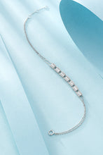 Load image into Gallery viewer, LUOWEND 18K White or Rose Gold Real Natural Diamond Bracelet for Women