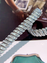 Load image into Gallery viewer, LUOWEND 18K White Gold Real Natural Diamond Bracelet for Women