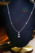 Load image into Gallery viewer, LUOWEND 18K White Gold Real Natural Diamond Ring for Women