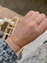 Load image into Gallery viewer, LUOWEND 18K Yellow Gold Fine Jewelry Real Natural Diamond Bracelet for Women
