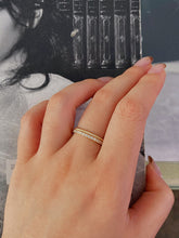 Load image into Gallery viewer, LUOWEND 18K Yellow Gold Fine Jewelry Real Natural Diamond Ring for Women