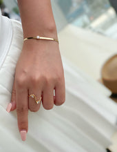 Load image into Gallery viewer, LUOWEND 18K Yellow Gold Real Natural Diamond Bracelet for Women