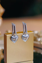 Load image into Gallery viewer, LUOWEND 18K White Gold Hoop Earrings for Women