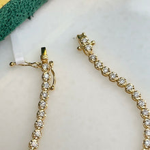 Load image into Gallery viewer, LUOWEND 18K Yellow Gold Fine Jewelry Natural Emerald Bracelet for Women