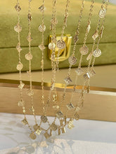 Load image into Gallery viewer, LUOWEND 18K Yellow Gold Necklace for Women