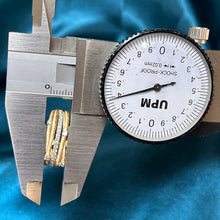 Load image into Gallery viewer, LUOWEND 18K Yellow Gold Natural Diamond Ring for Women