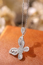 Load image into Gallery viewer, LUOWEND 18K White Gold Fine Jewelry Real Natural Diamond Pendant Necklace for Women