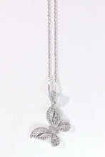 Load image into Gallery viewer, LUOWEND 18K White Gold Fine Jewelry Real Natural Diamond Pendant Necklace for Women