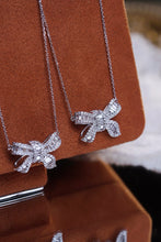 Load image into Gallery viewer, LUOWEND 18K White Gold Fine Jewelry Real Natural Diamond Pendant Necklace for Women