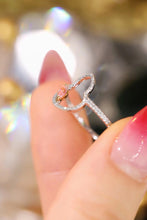 Load image into Gallery viewer, LUOWEND 18K White Gold Real Natural Pink Diamond Ring for Women