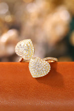 Load image into Gallery viewer, LUOWEND 18K Yellow Gold Real Natural Diamond Ring for Women