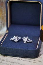 Load image into Gallery viewer, LUOWEND 18K White Gold Real Natural Diamond Ring for Women