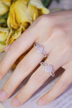 Load image into Gallery viewer, LUOWEND 18K White Gold Real Natural Pink Diamond Ring for Women