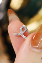 Load image into Gallery viewer, LUOWEND 18K White Gold Real Natural Diamond Stud Earrings for Women