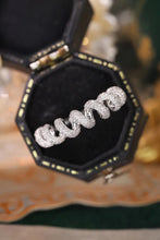 Load image into Gallery viewer, LUOWEND 18K White Gold Real Natural Diamond Ring for Women