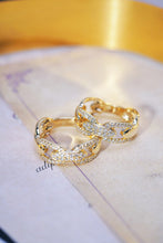 Load image into Gallery viewer, LUOWEND 18K Yellow Gold Real Natural Diamond Ring for Women