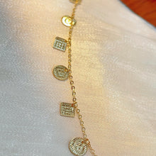 Load image into Gallery viewer, LUOWEND 18K Yellow Gold Necklace for Women