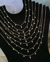 Load image into Gallery viewer, LUOWEND 18K Yellow or Rose Gold Natural Diamond Necklace for Women