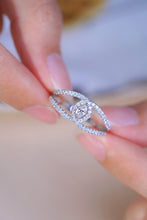 Load image into Gallery viewer, LUOWEND 18K White Gold Real Natural Diamond Ring for Women