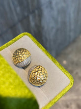 Load image into Gallery viewer, LUOWEND 18K Yellow Gold Natural Diamond Earrings for Women
