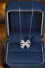 Load image into Gallery viewer, LUOWEND 18K White Gold Real Natural Yellow Diamond Pendant Necklace for Women