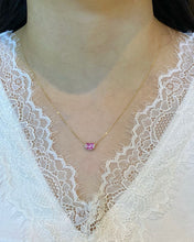 Load image into Gallery viewer, LUOWEND 18K Yellow Gold Natural Pink Sapphire for Women
