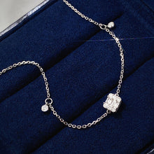 Load image into Gallery viewer, LUOWEND 18K White Gold Real Natural Diamond Bracelet for Women