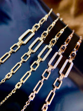 Load image into Gallery viewer, LUOWEND 18K Rose or Yellow Gold Real Natural Diamond Bracelet for Women