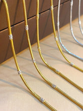 Load image into Gallery viewer, LUOWEND 18K Yellow Gold Party Necklace for Women