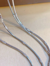 Load image into Gallery viewer, LUOWEND 18K White Gold Necklace for Women