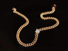 Load image into Gallery viewer, LUOWEND 18K Yellow Gold Real Natural Diamond Bracelet for Women