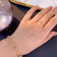 Load image into Gallery viewer, LUOWEND 18K White+Yellow+Rose Gold Bracelet for Women