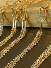 Load image into Gallery viewer, LUOWEND 18K White+Yellow+Rose Gold Bracelet for Women