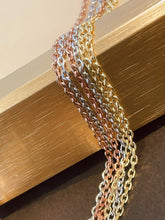 Load image into Gallery viewer, LUOWEND 18K White+Yellow+Rose Gold Bracelet for Women