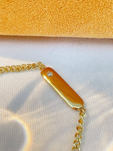 Load image into Gallery viewer, LUOWEND 18K Yellow Gold Natural Diamond Bracelet for Women