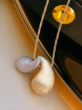 Load image into Gallery viewer, LUOWEND 18K White+Yellow Gold Necklace for Women