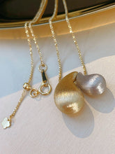 Load image into Gallery viewer, LUOWEND 18K White+Yellow Gold Necklace for Women