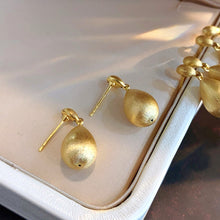 Load image into Gallery viewer, LUOWEND 18K Yellow Gold Stud Earrings for Women