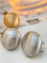 Load image into Gallery viewer, LUOWEND 18k White or Yellow Gold Hoop Earrings for Women