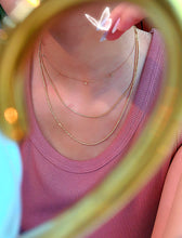 Load image into Gallery viewer, LUOWEND 18K Yellow Gold Necklace for Women