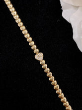 Load image into Gallery viewer, LUOWEND 18K Yellow Gold Real Natural Diamond Bracelet for Women